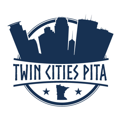 Twin Cities Pita Logo Design